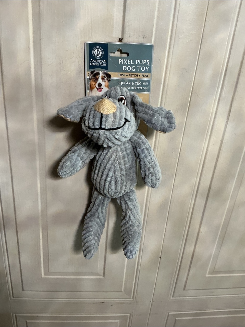 Brand New American Kennel Club Pixel Pup -  Squeaky Dog Toy 14”